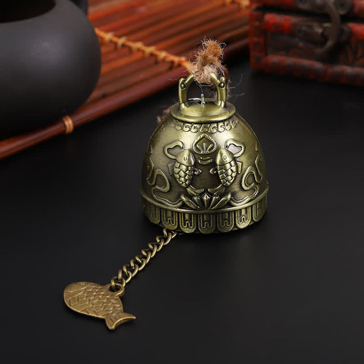 Außergewöhnliche Windspiele Koi Buddha Klangtherapie