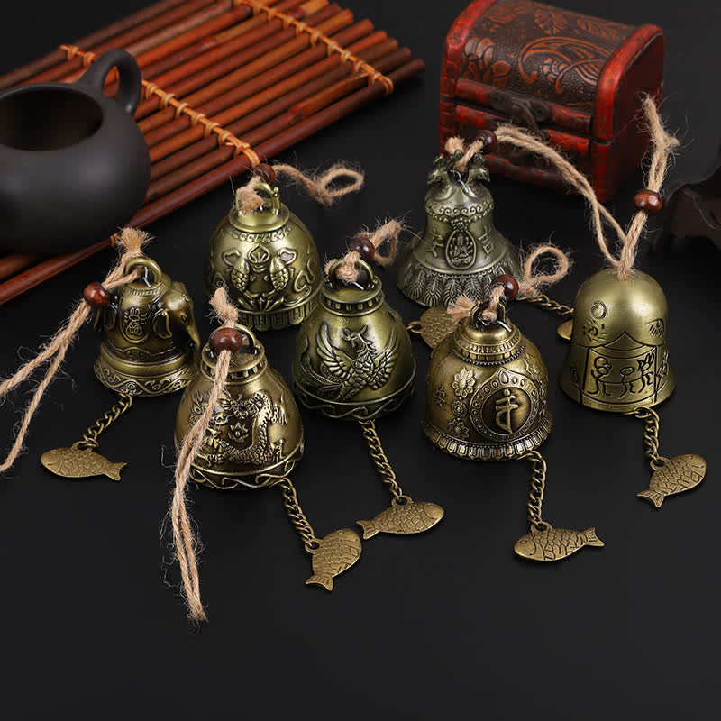 Außergewöhnliche Windspiele Koi Buddha
