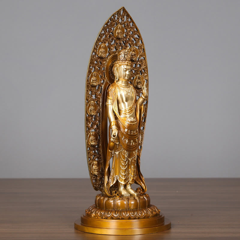 Avalokiteshvara Aura Harmonie Messing Feng Shui