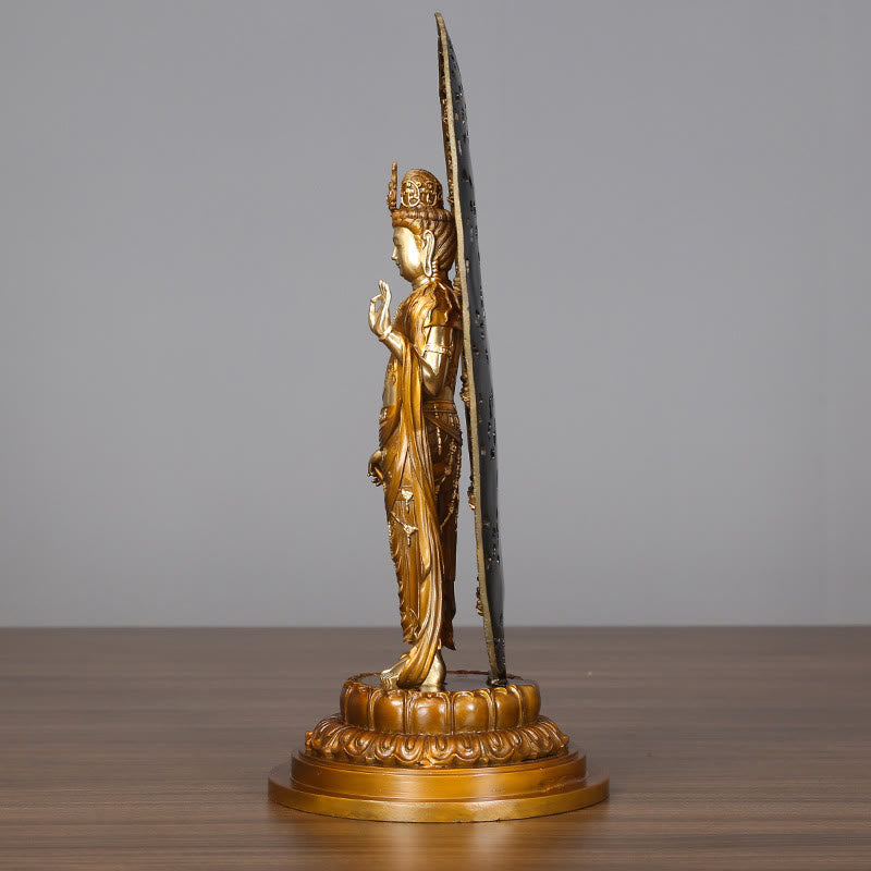 Avalokiteshvara Aura Harmonie Messing Geschenk