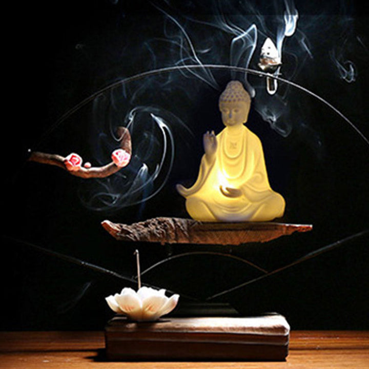 Avalokiteshvara Bodhisattva Keramik Deko