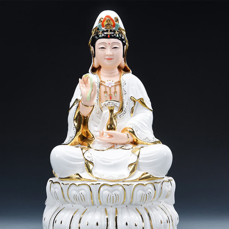 Avalokiteshvara Bodhisattva Keramik Erfolg Deko
