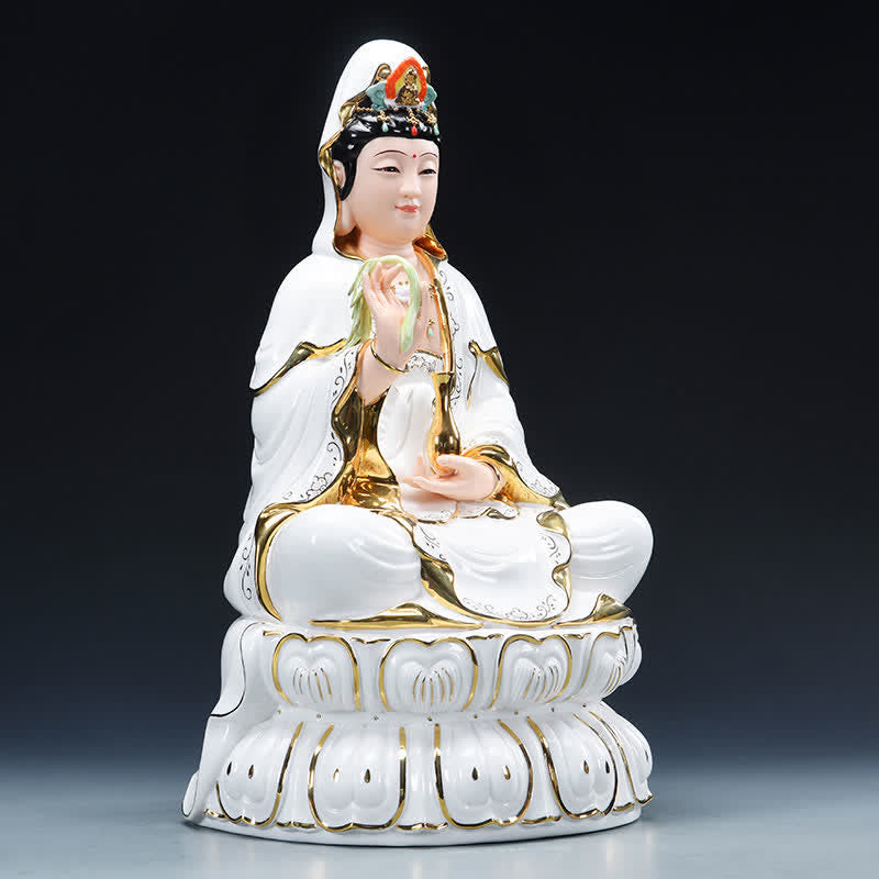 Avalokiteshvara Bodhisattva Keramik Erfolg Glücksbringer