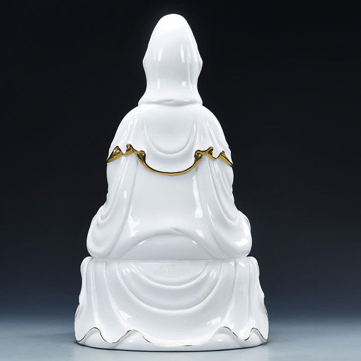 Avalokiteshvara Bodhisattva Keramik Erfolg Statue