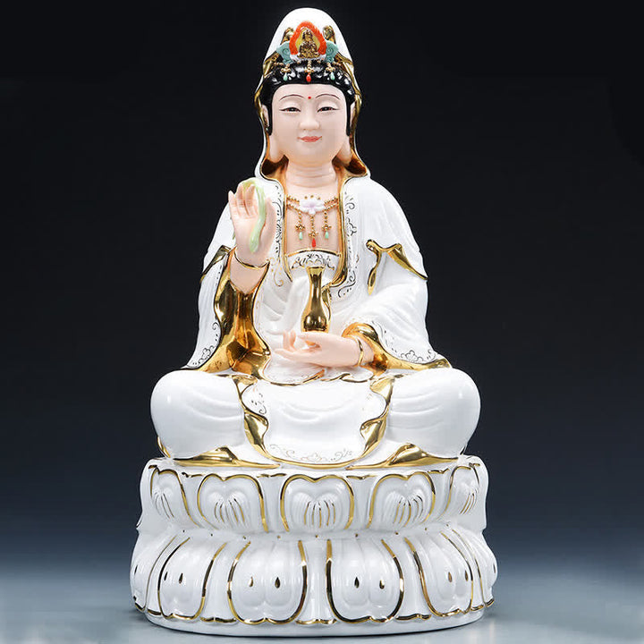 Avalokiteshvara Bodhisattva Keramik Erfolg Wohnzimmer