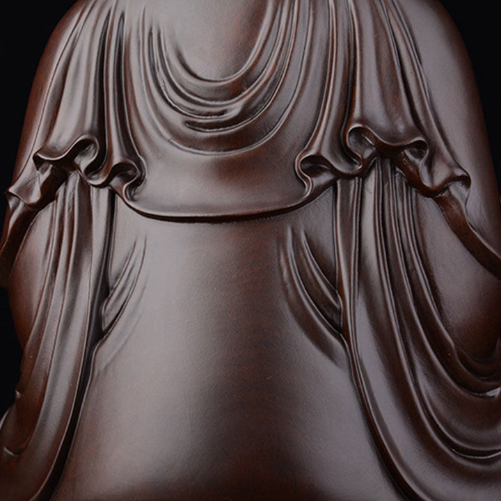 Avalokiteshvara Ebenholz Lotus Statue