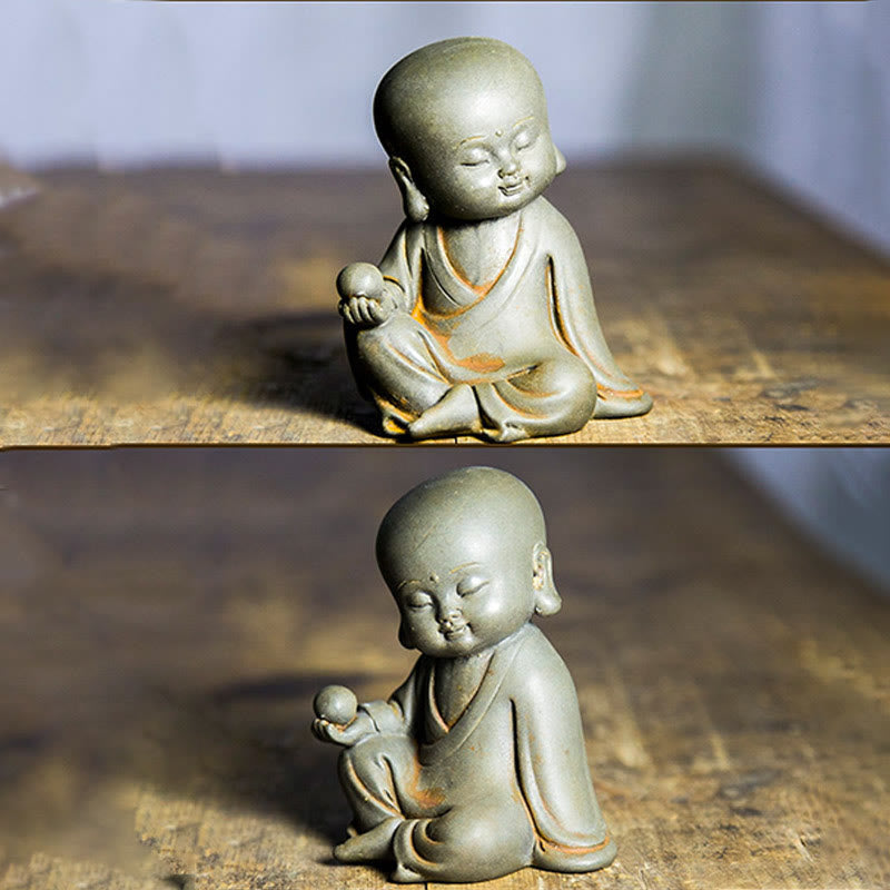 Avalokiteshvara Ksitigarbha Eisen Rost Harz Geschenk