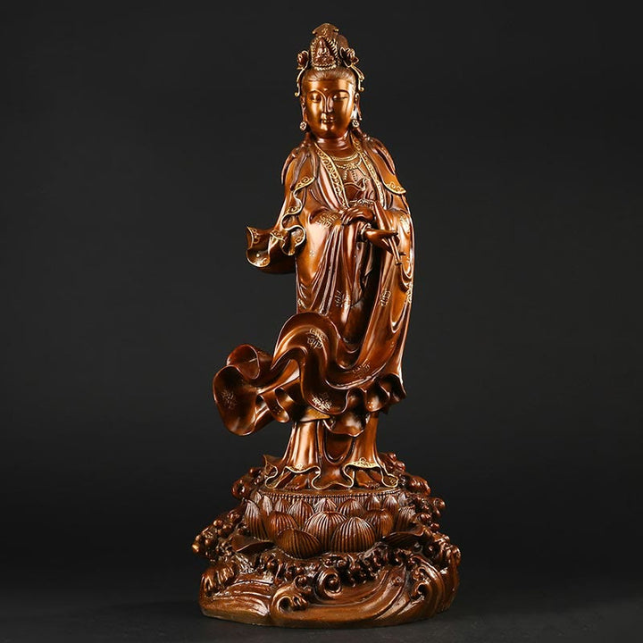Avalokiteshvara Vase Kupfer Wohlstand Glücksbringer