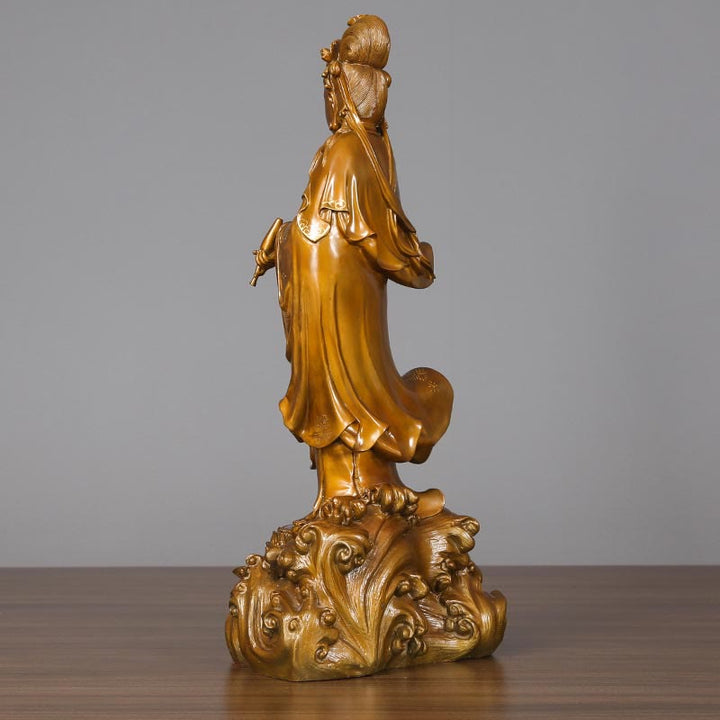 Avalokiteshvara Vase Kupfer Wohlstand Statue