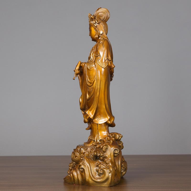 Avalokiteshvara Vase Kupfer Wohlstand Wohnzimmer