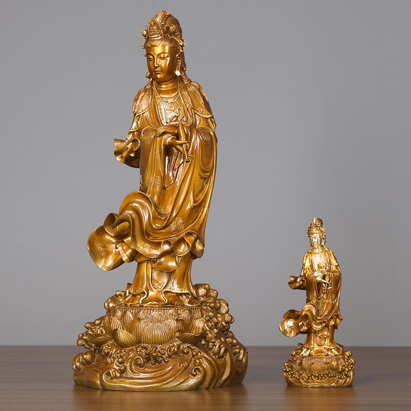 Avalokiteshvara Vase Kupfer Wohlstand