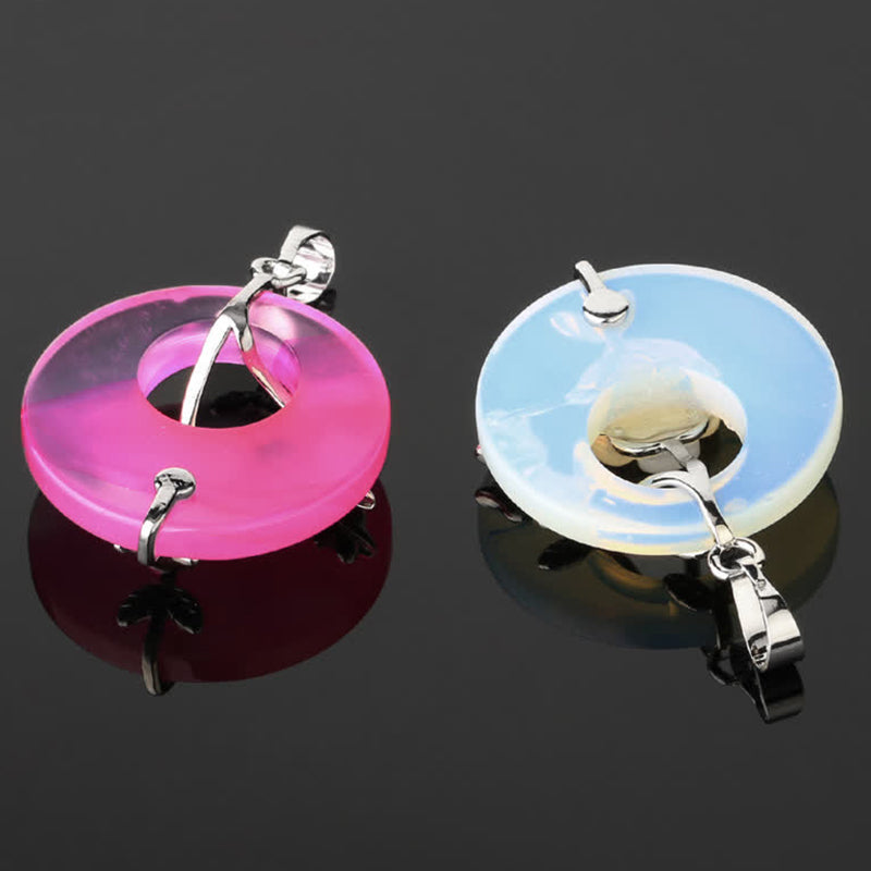 Kette Amethyst Grünaventurin Blume – Heilung & Harmonie – Bild 17 – Farbige Quarz Anhänger Kette Pink Blau Naturstein Schmuck