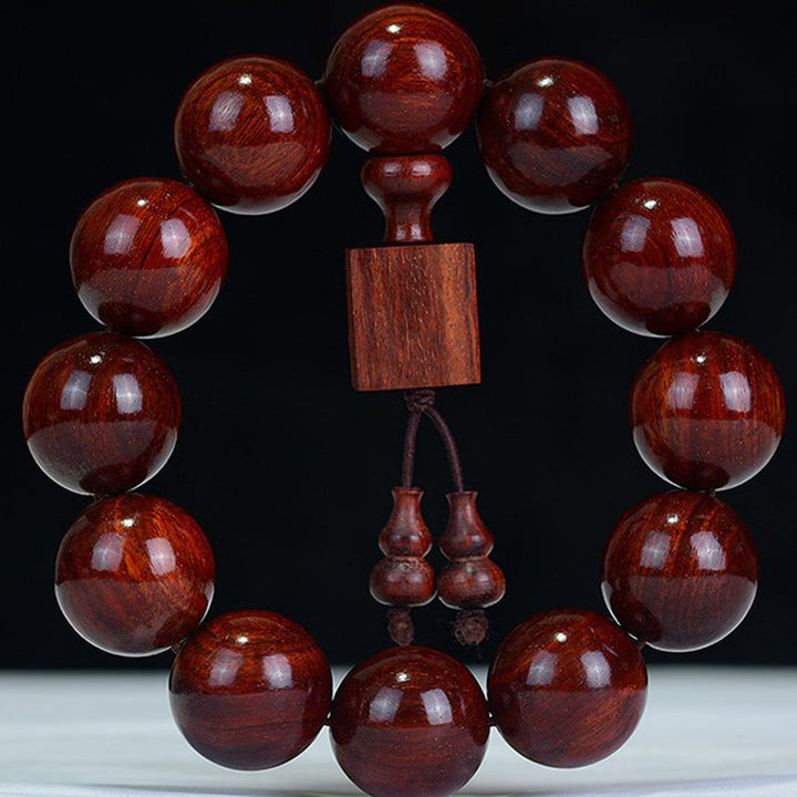 Armband Rotes Sandelholz – Tibetisches "Relaxation"