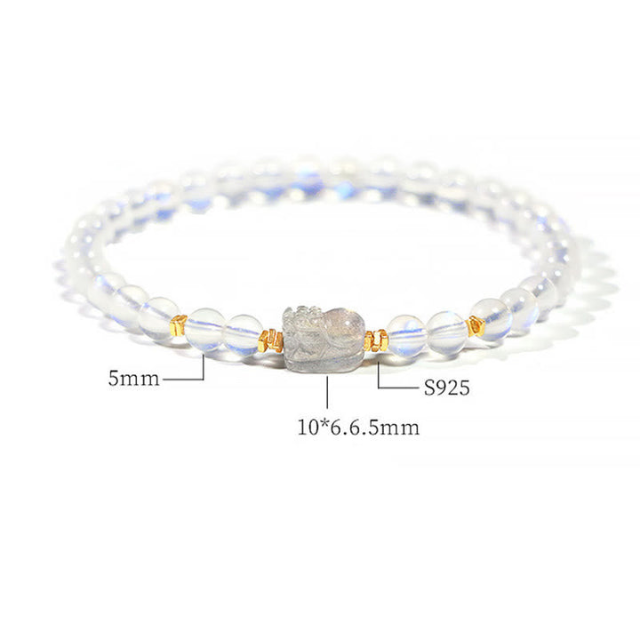 Armband 925 Silber Mondstein Pixiu – Heilung