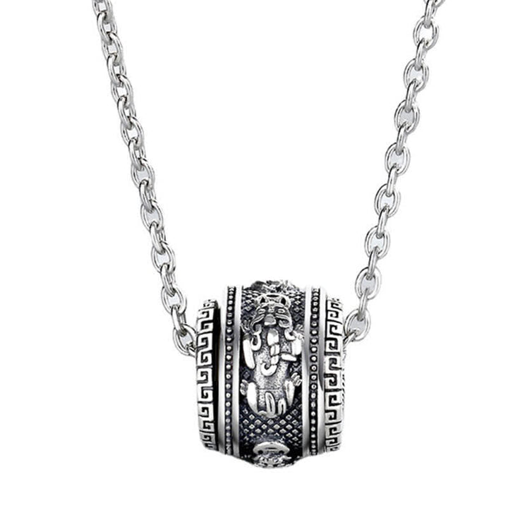 Kette Stein Pixiu – Wohlstand & Mut – Bild 6 – Silberne Kette mit Pixiu Anhänger, Wohlstand und Mut Symbol