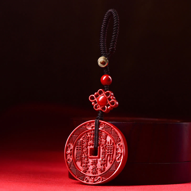 Zinnober Kette Perle Rot Segen