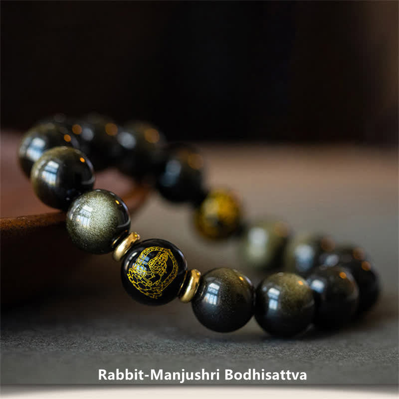 Armband Obsidian Chinesisches Tierkreis – Schutz & Wohlstand – Bild 8