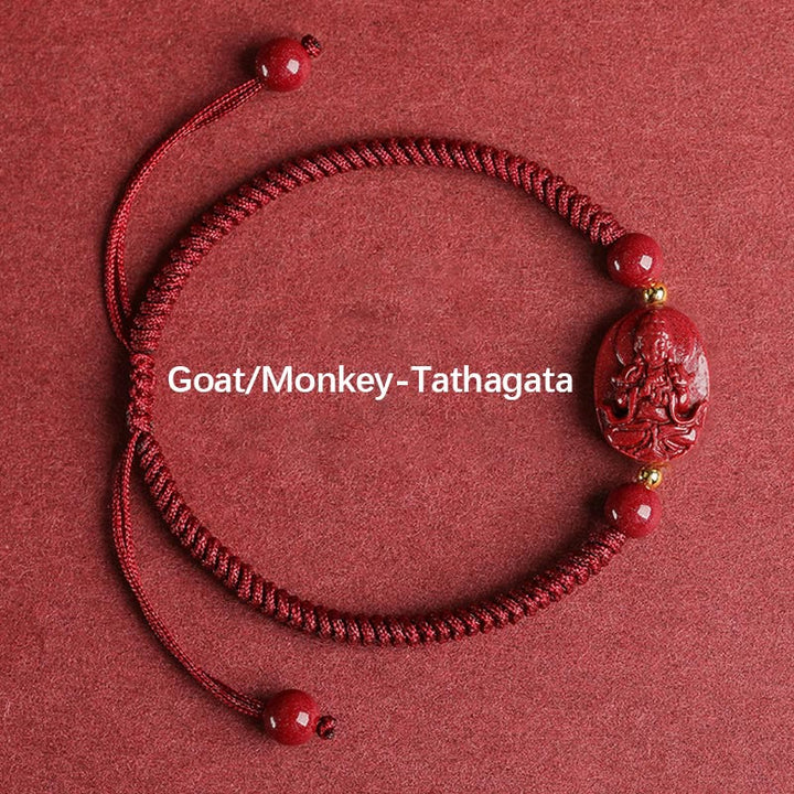 Armband Zinnober Chinesisches Tierkreis