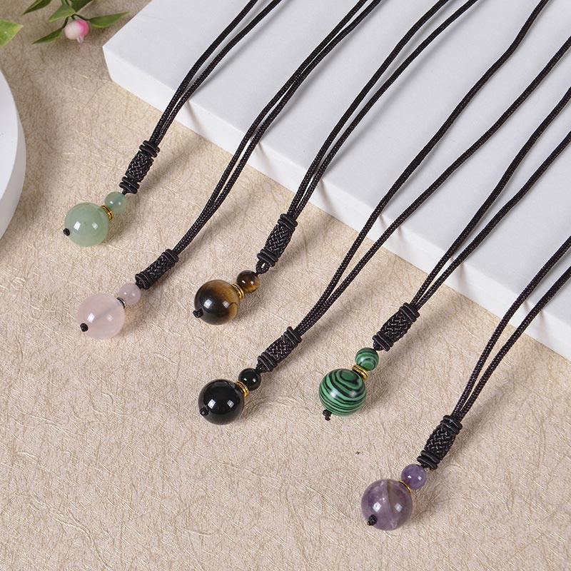 Kette Jade Harmonie – Frieden & Wohlstand – Bild 8 – Kette Jade Harmonie Frieden Wohlstand Naturstein Anhänger schwarze Kordel