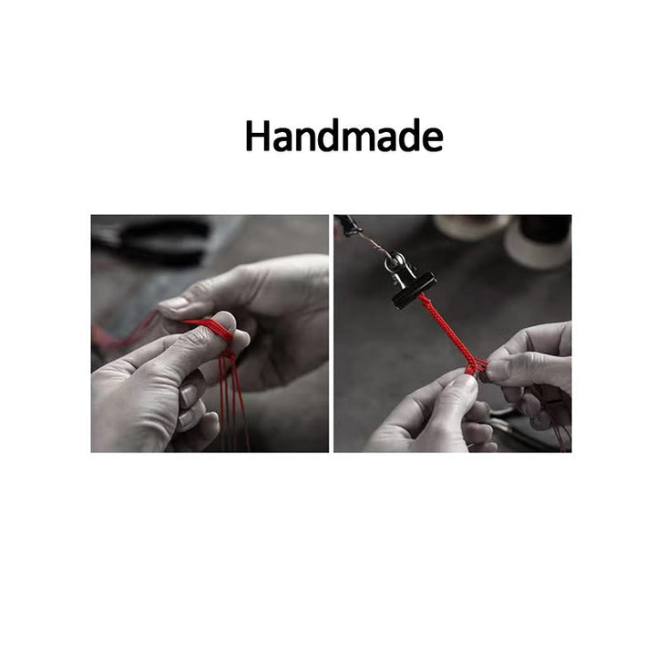 Armband 925 Silber Fu Zeichen Segen Handgemacht Geflochten