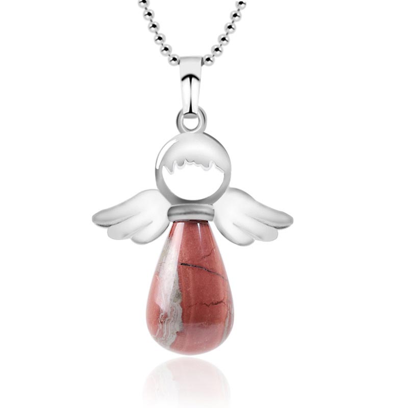 Kette Kristall Engelsflügel – Glück & Segen – Bild 14 – Kette Kristall Engelsflügel Roter Turmalin Anhänger Silber Flügel