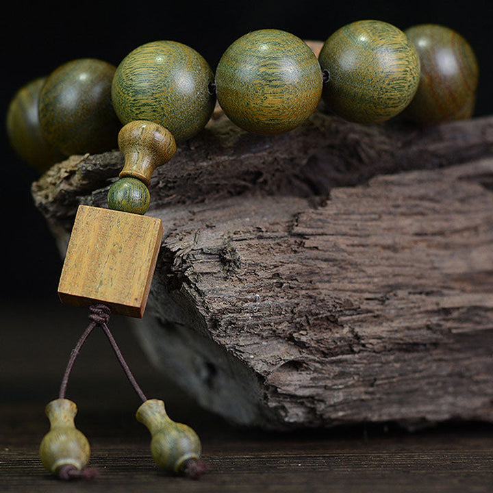 Armband Tibetisches Grünes Sandelholz Heilung