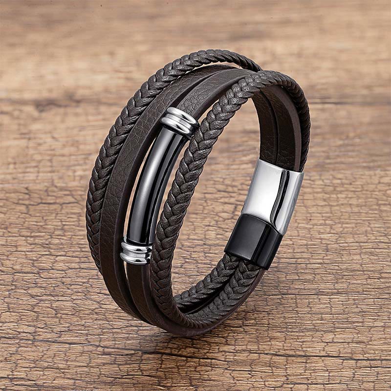 Armband Leder Multi Layered – Balance