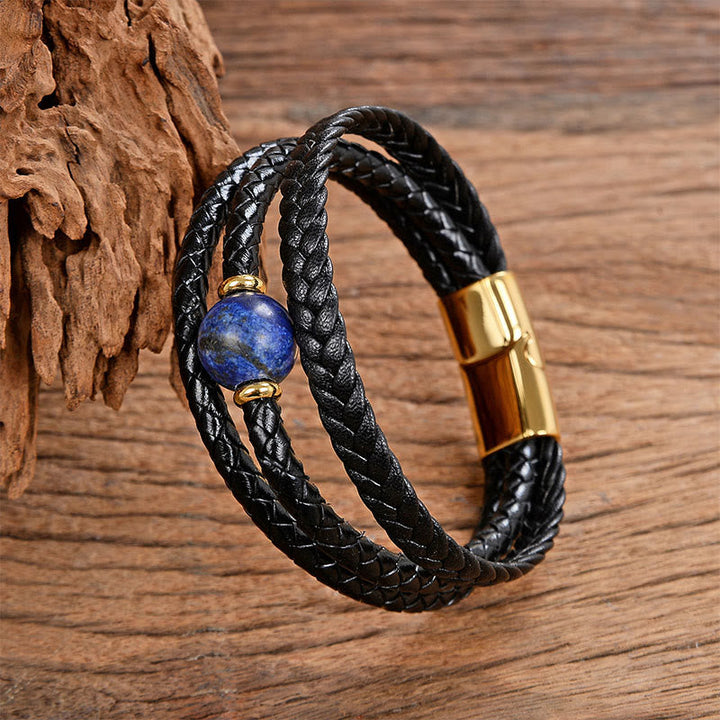 Armband Tigerauge Amethyst – Balance Energie