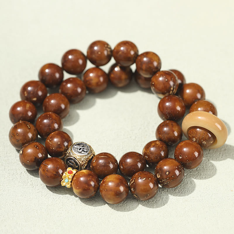 Bodhi Armband Armband Bodhi – Wohlstand Balance braune Perlen elastisch.