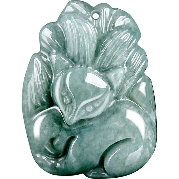 Anhänger, Jade, Lotus, Grün, Wohlstand, Charm