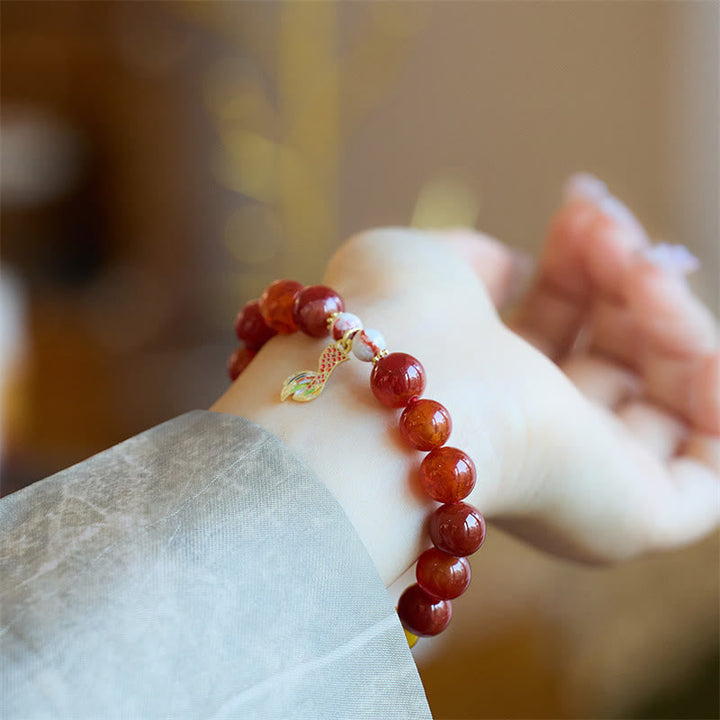 Armband Roter Achat – Frieden & Stärke