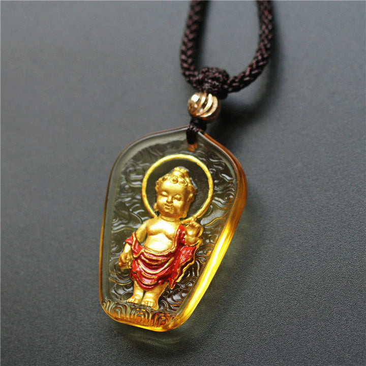Kette 10529669906771, Buddha Anhänger, Gold, Schutz, Segen