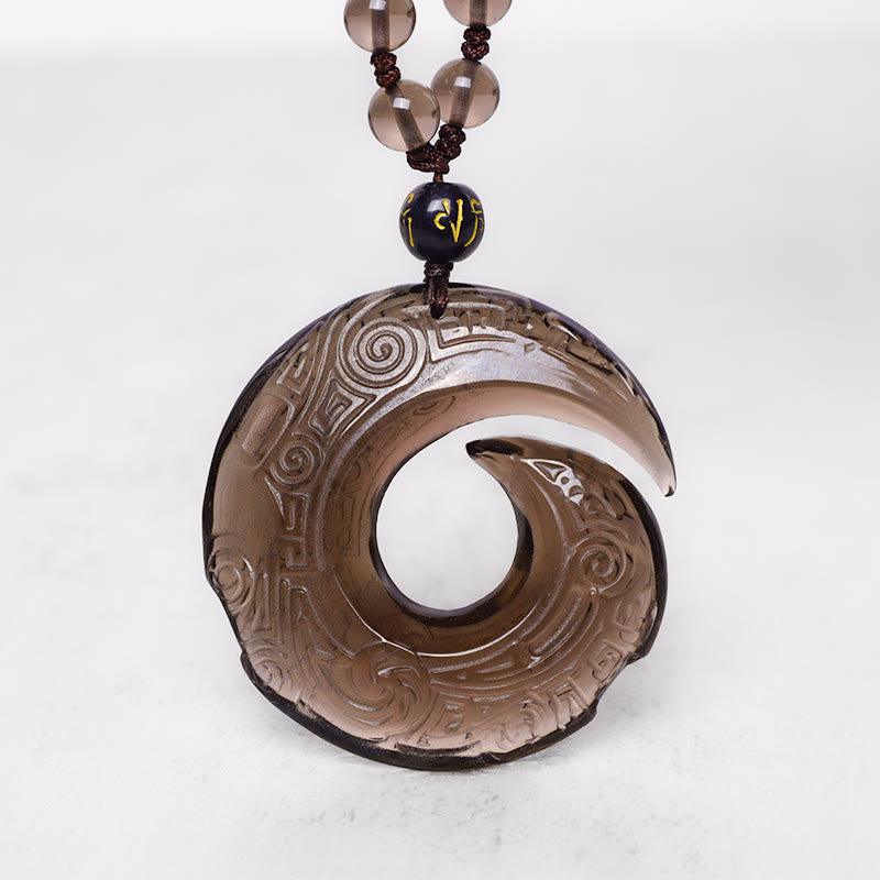 Anhänger Obsidian Friedensschnalle – Stärke