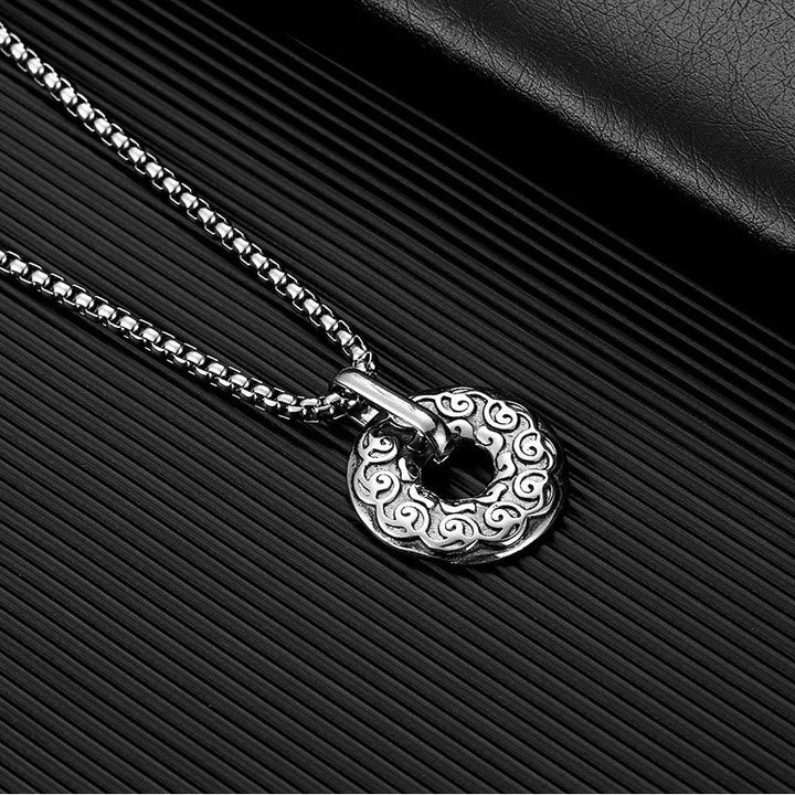 Kette Anhänger Tibetischer Achat Kreativität Silber Ornament