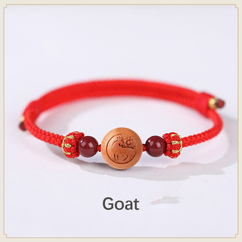Armband Zinnober Chinesisches Tierkreis – Wohlstand – Bild 7