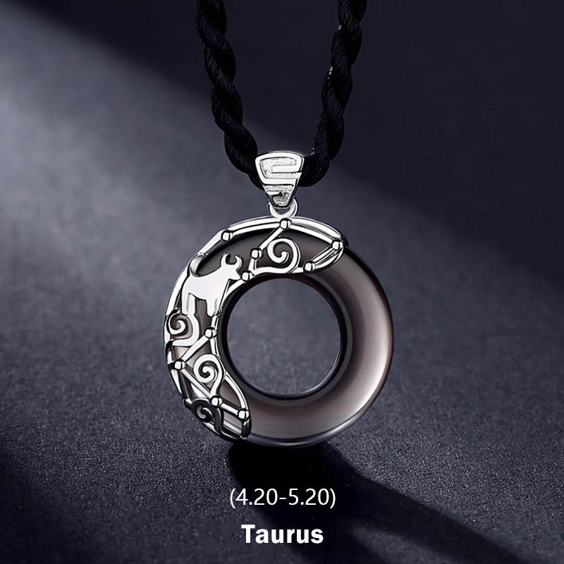 Kette Obsidian Widder – Mut & Glück | Zen Spirit