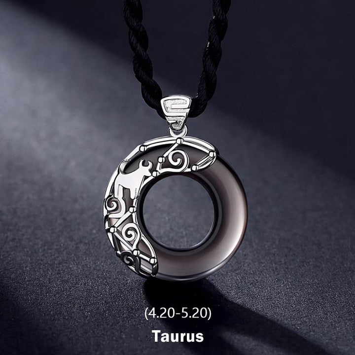 Kette Obsidian Widder – Mut & Glück | Zen Spirit