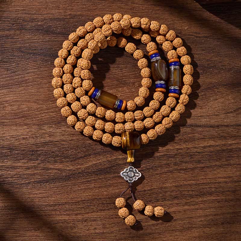Armband Bodhi-Samen Dzi-Perle – Glück