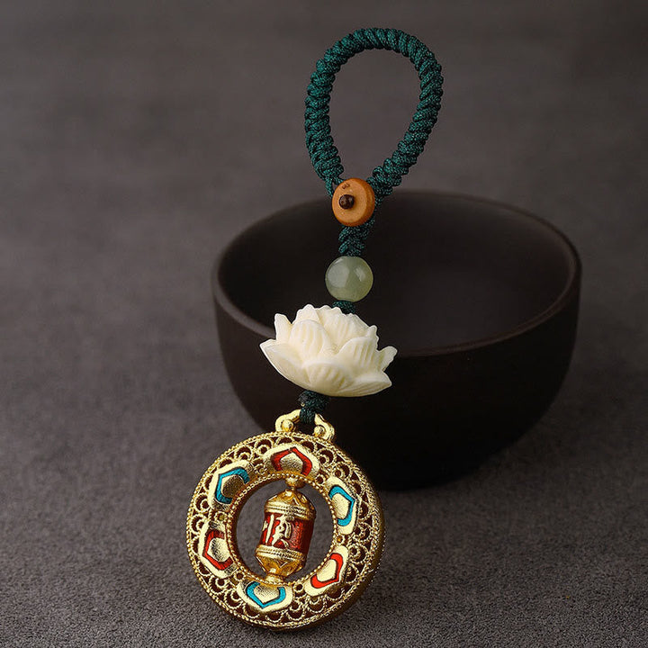 Schlüsselanhänger Bodhi Jade Kupfer – Frieden