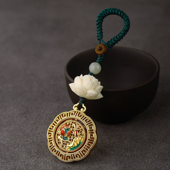 Schlüsselanhänger Bodhi Jade Kupfer – Frieden