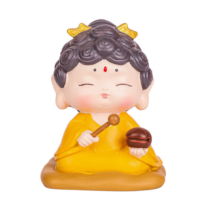 Buddha Amitabha Lotus Meditation Harz Statue
