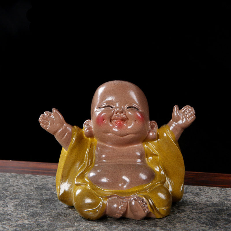 Buddha Dekofiguren Wohnzimmer Reichtum Glücksbringer