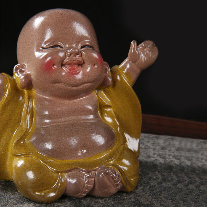 Buddha Dekofiguren Wohnzimmer Reichtum Symbol