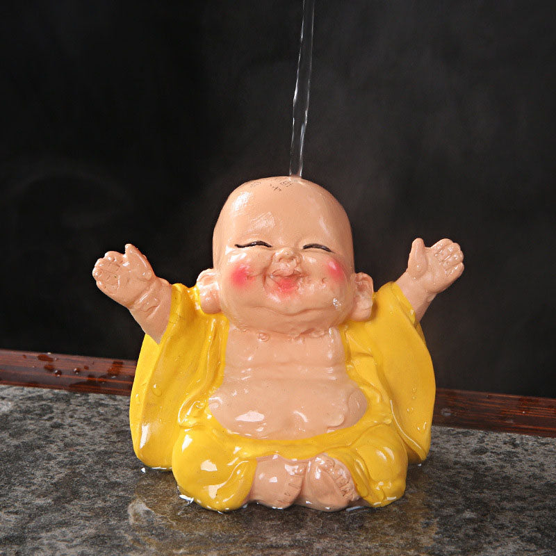 Buddha Dekofiguren Wohnzimmer Reichtum
