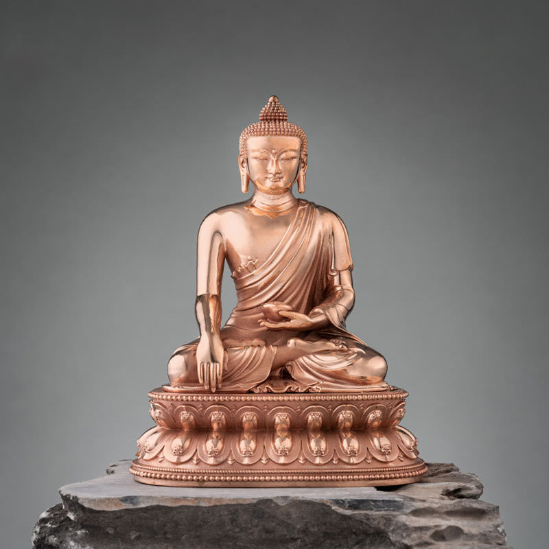 Buddha Gautama Shakyamuni Kupfer Serenität