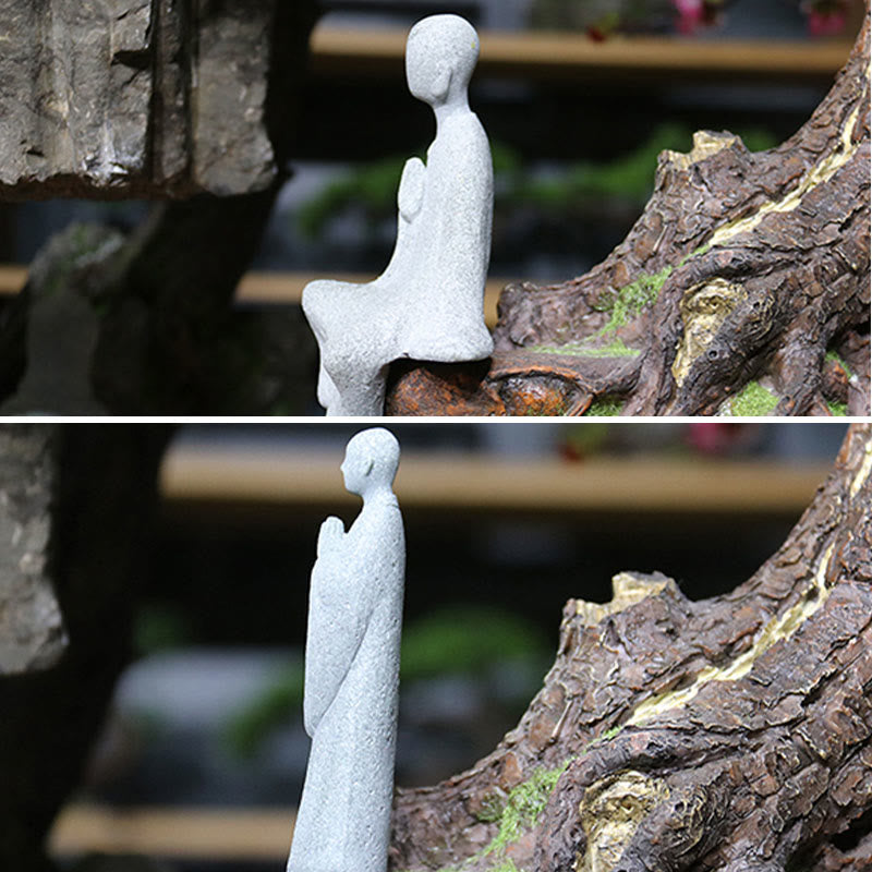 Buddha Meditation Mönch Harmonie Geschenk