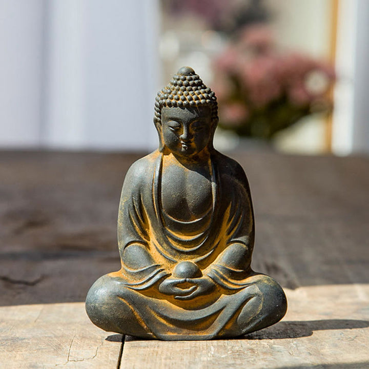 Buddha Meditation Tibetisch Rost