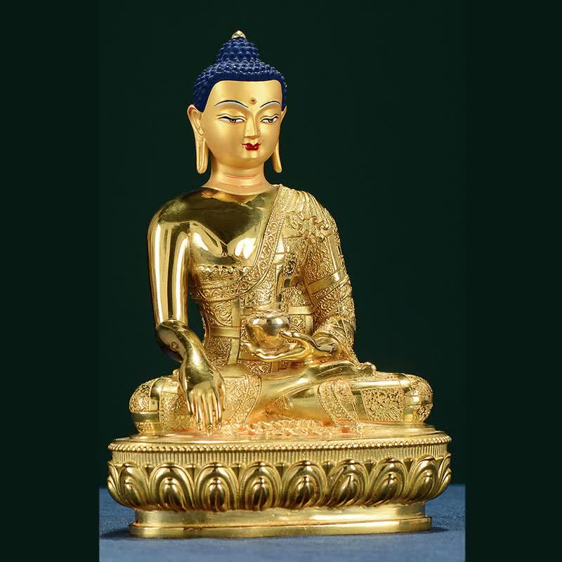 Buddha Shakyamuni Erleuchtung Kupfer Feng Shui