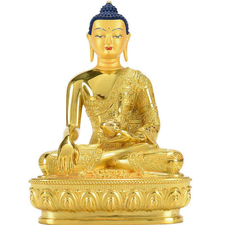 Buddha Shakyamuni Erleuchtung Kupfer Wohnzimmer