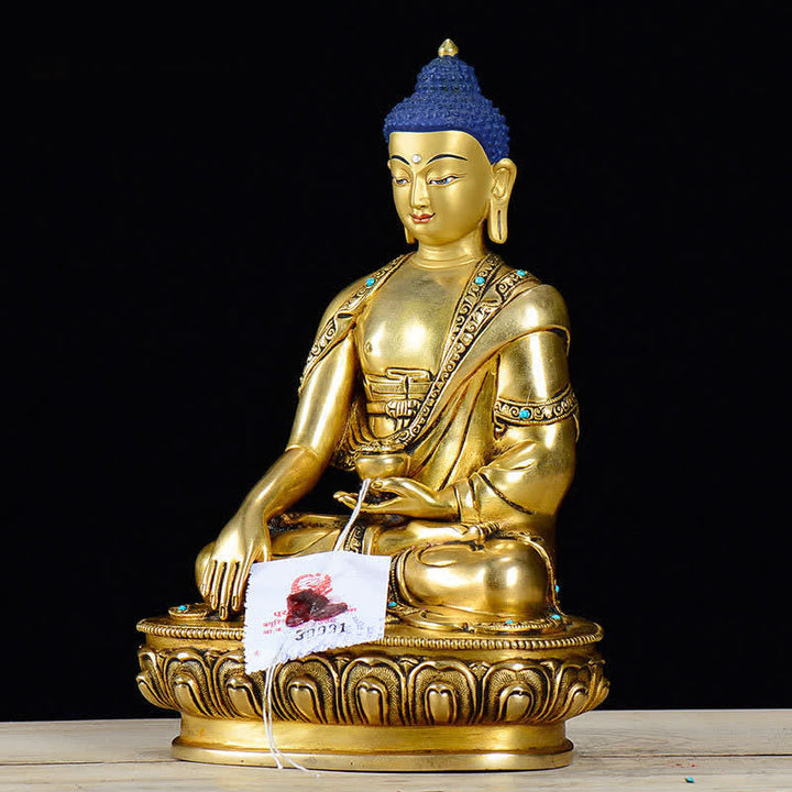 Buddha Shakyamuni Kupfer Mitgefühl Deko